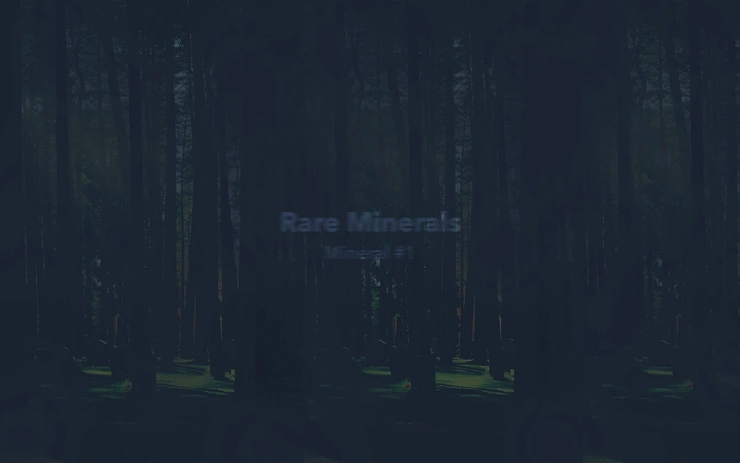 Rare Minerals. Mineral #1
