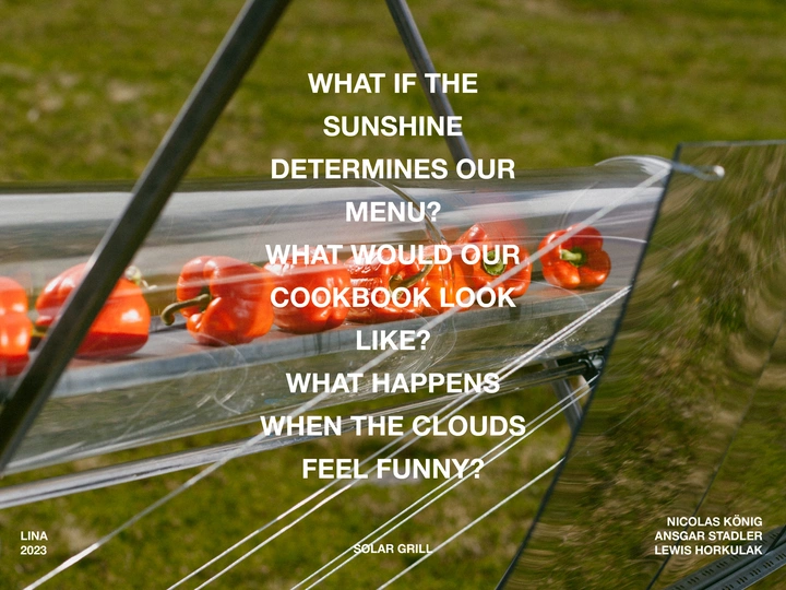 SOLAR GRILL – cooking with the sun
