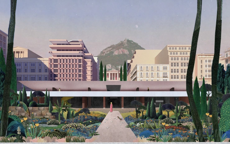 Brave New Axis: Perpendicular to Athinas Street