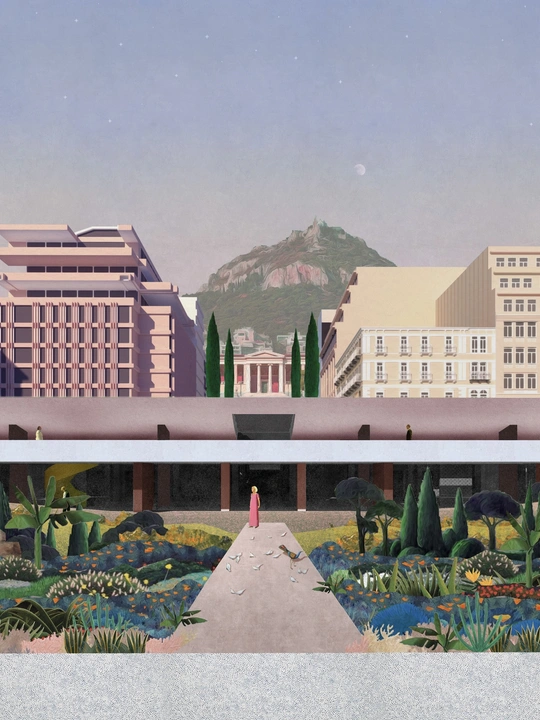 Brave New Axis: Perpendicular to Athinas Street