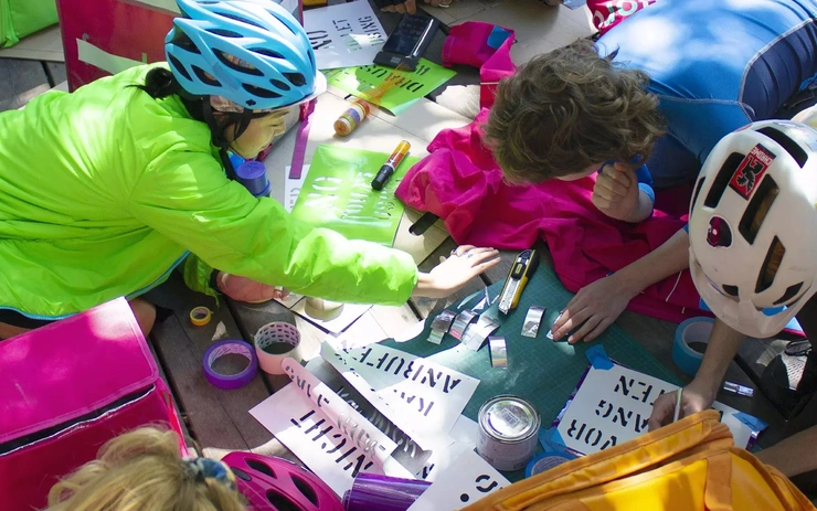 We wish you a safe ride–organizing delivery riders