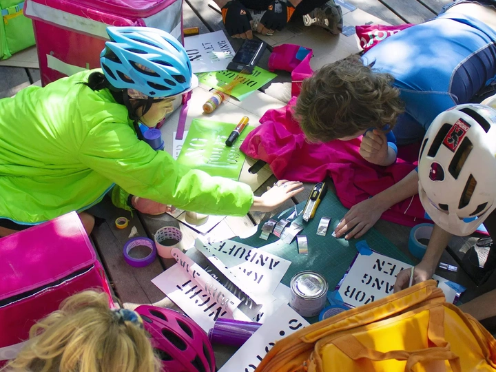 We wish you a safe ride–organizing delivery riders