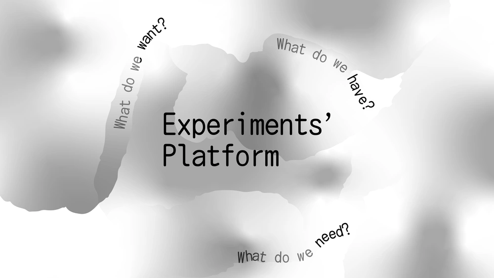 Experiments' Platform: Autumn gathering
