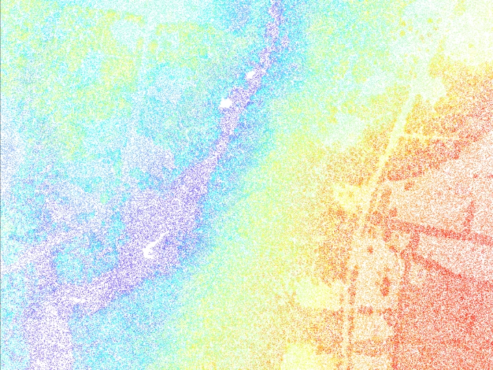 Microbial Clouds and Thermal Imprints