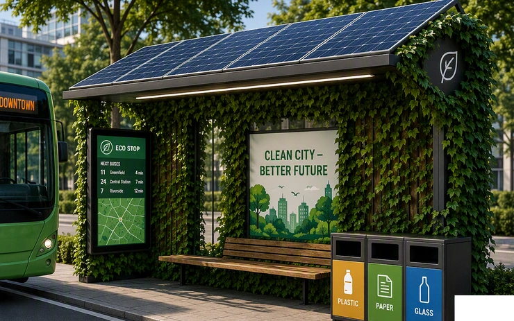 Eco-friendly Bus Stop