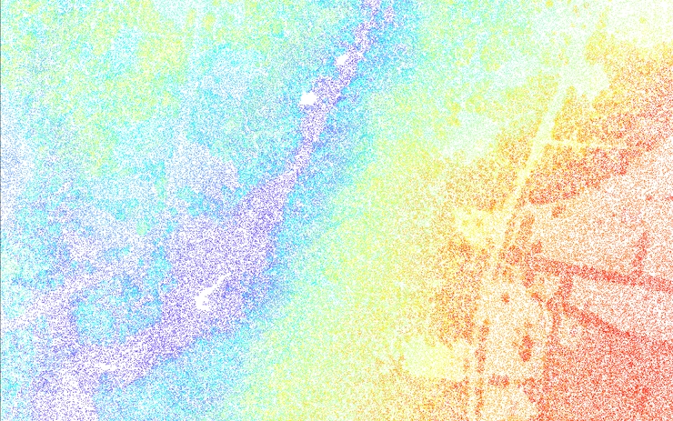 Microbial Clouds and Thermal Imprints