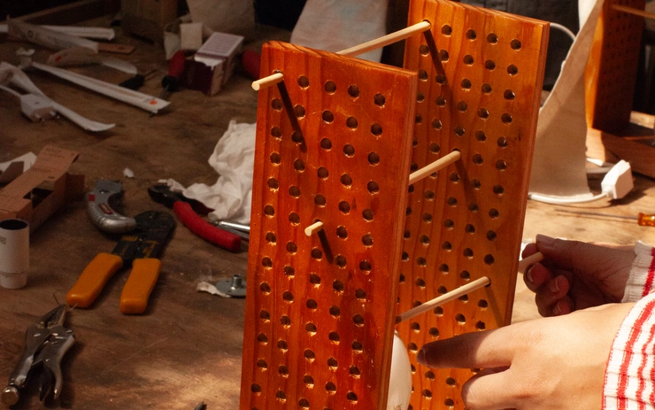 Building community through creation from waste