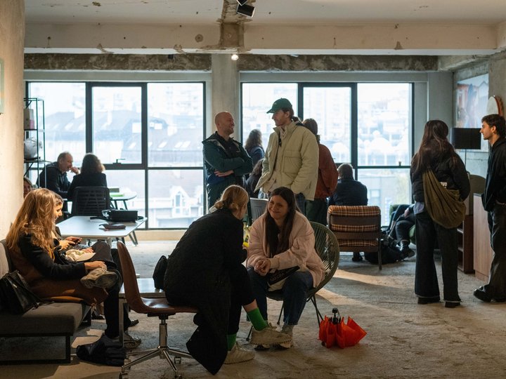 LINA Fellows & Members during the Pristina tour.